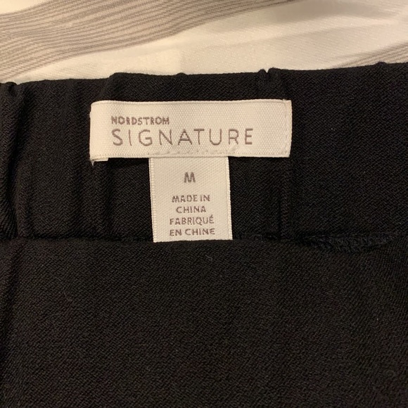 NORDSTROM SIGNATURE-woman’s black pants. - Picture 3 of 4